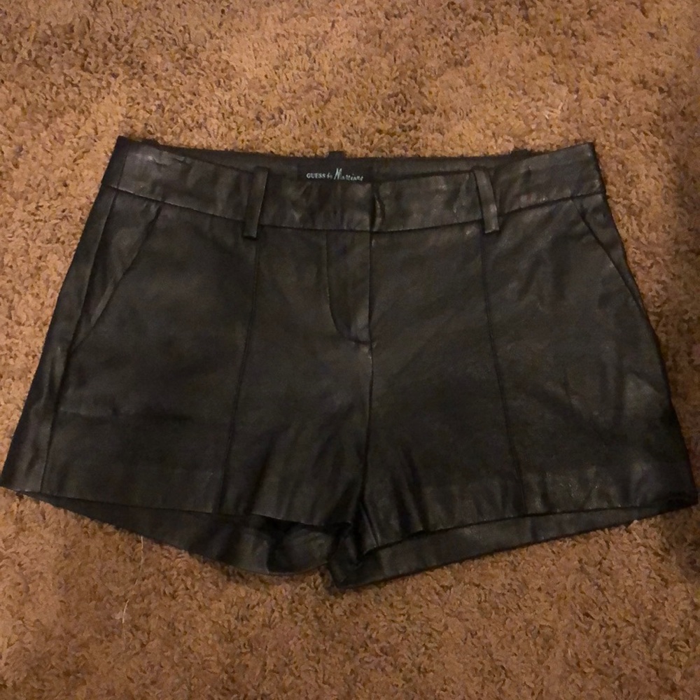 Guess by Marciano vegan leather shorts
